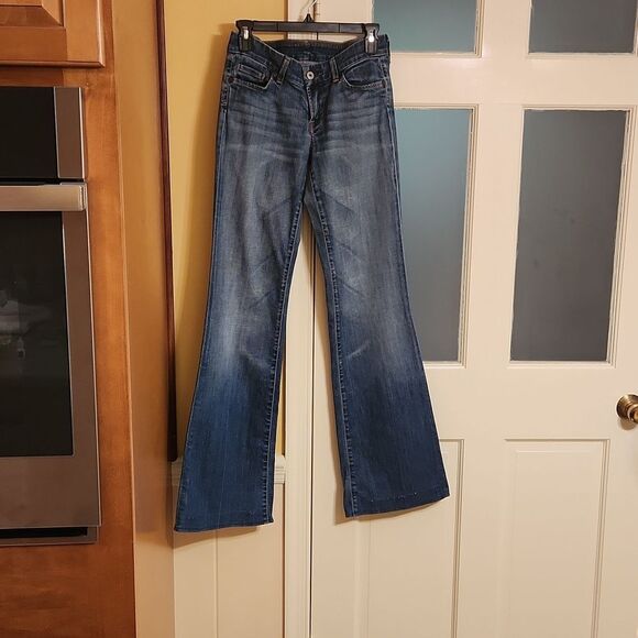 Citizens of Humanity "Faye #003" Low Waist Full Leg Jeans Size 28 US 6 - Picture 1 of 11